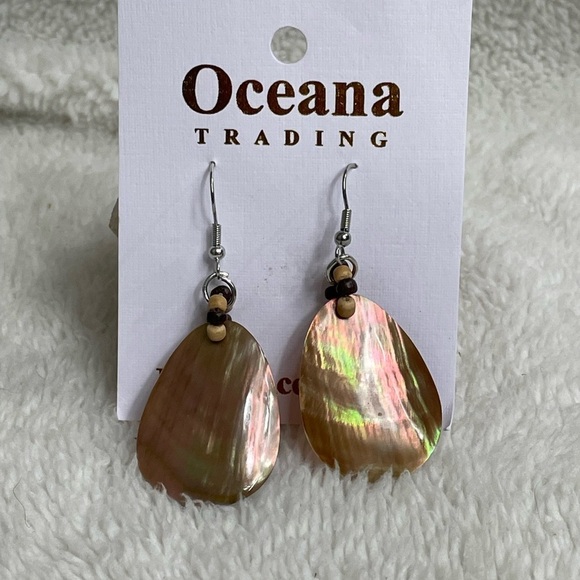 Abalone earrings - Picture 1 of 2